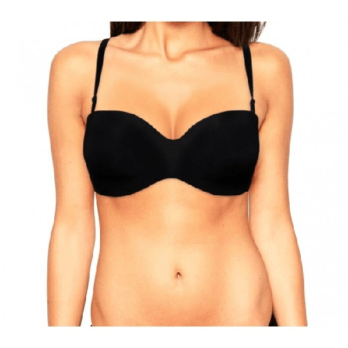 Trade Shop Traesio-reggiseno Antemide In Microfibra B45 Coppe Dalla A Alla E Bretelle Rimovibili - Bianco D 4a Trade Shop Traesio-reggiseno Antemide
