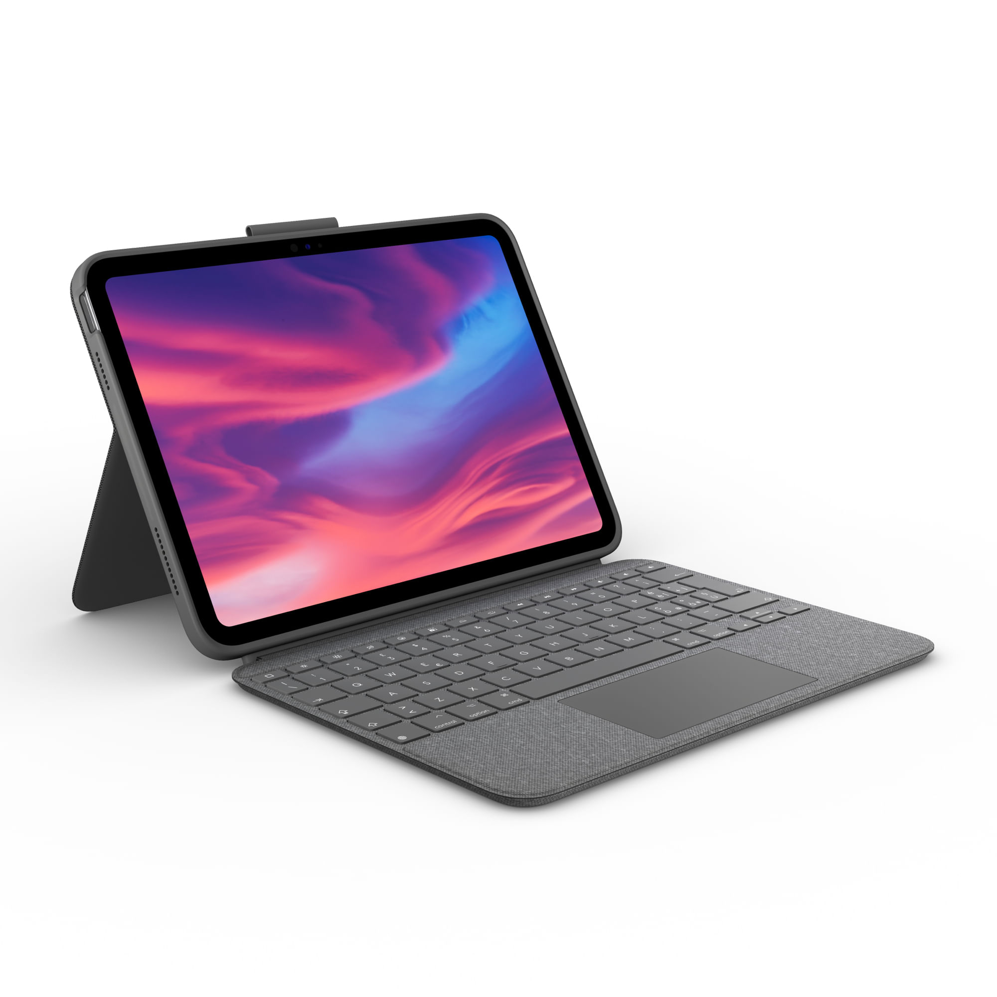 Logitech Combo Touch Grigio Smart Connector QWERTY Italiano Logitech Combo Touch QWERTY Italiano Smart Connector Grigio
