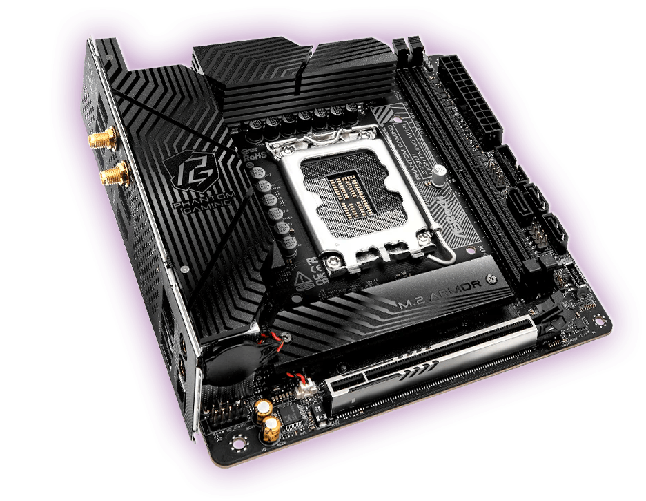 Asrock Z790I LIGHTNING WIFI, Intel Z790, 1700, Mini ITX, 2 DDR5, HDMI, DP, Wi-Fi 6E, 2.5G LAN, PCIe5, 2x M.2