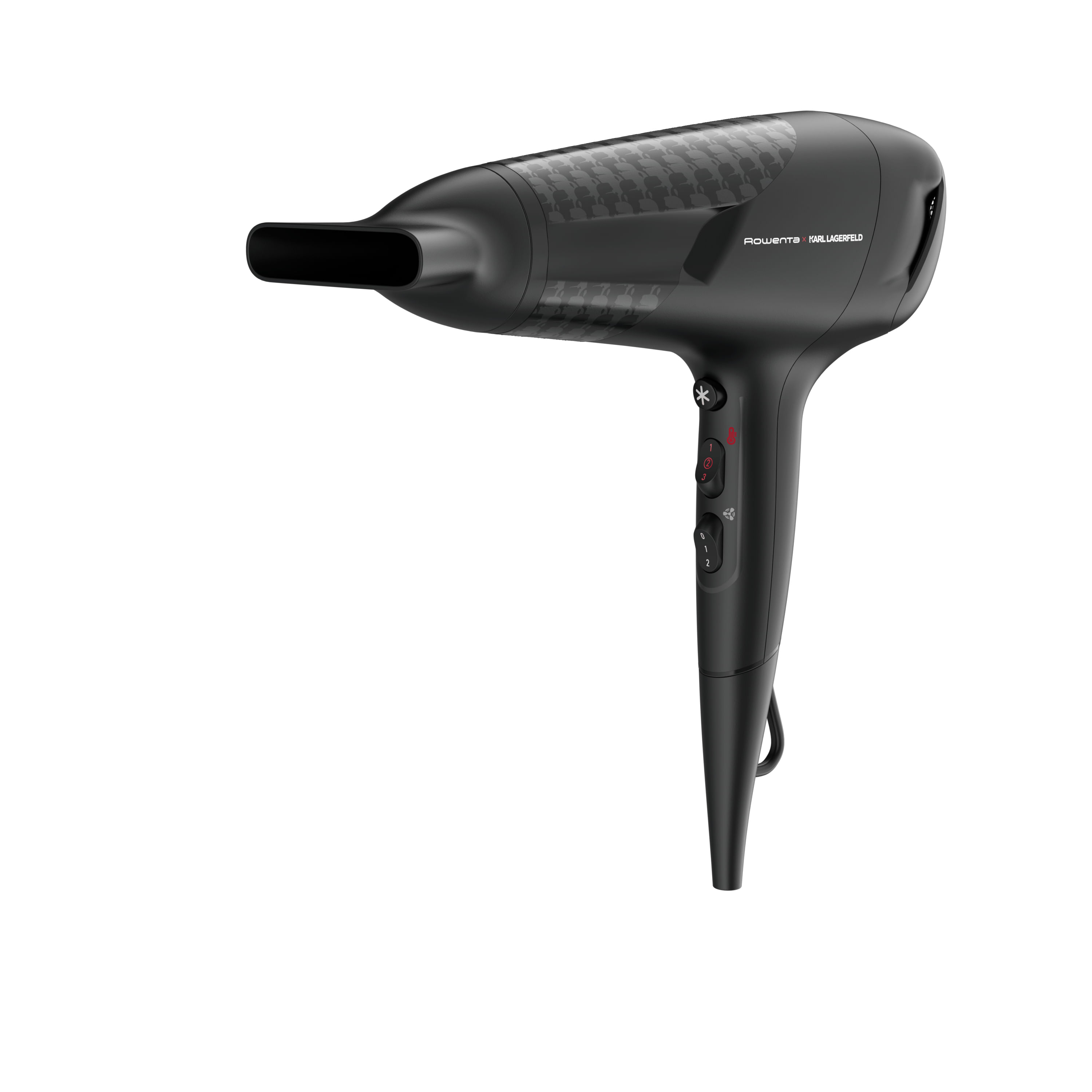 Rowenta X KARL LAGERFELD Studio Dry CV581LF0 asciuga capelli 2300 W Nero Rowenta X KARL LAGERFELD CV581L asciuga capelli 2300 W Nero