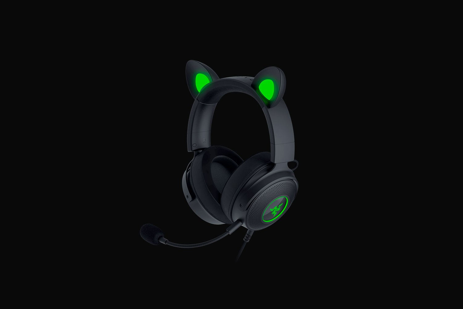 Razer Kraken Kitty V2 Pro Auricolare Cablato A Padiglione Giocare USB tipo A Nero (RAZER KRAKEN KITTY PRO V2 HEADET BLAC