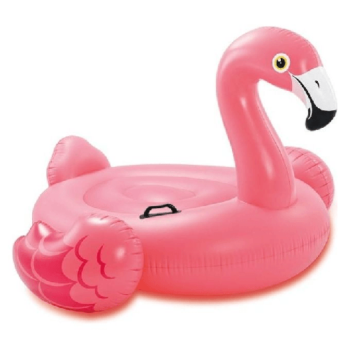 Intex 57558 Cavalcabile Fenicottero Rosa 147 x 140 x 94 cm Intex 57558NP Rosa Immagine Vinile Gonfiabile cavalcabile