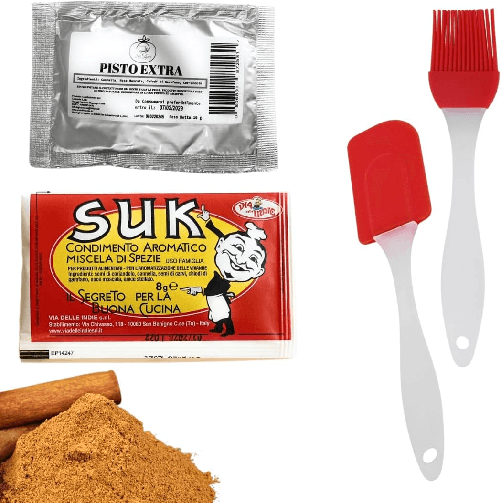 20Tipici Spezie Orientali Cucina Assortite - Condimento Aromatico 8 gr + Pisto 10 gr