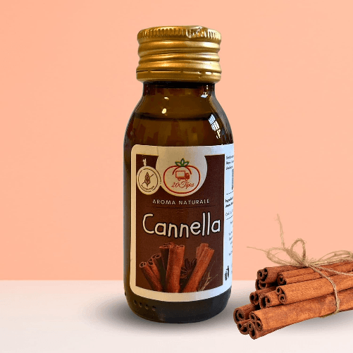 20Tipici Aroma Naturale 60ml - Aroma Naturale Cannella - Per Torta, Marmellata, Biscotti (Cannella)