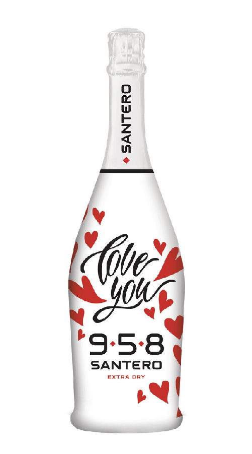 SPUMANTE 958 SANTERO EXTRA DRY I LOVE YOU CL 75 11,5% VOL.