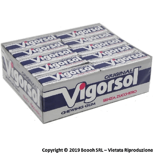 CHEWING GUM VIGORSOL ORIGINAL SENZA ZUCCHERO X 40 STICK