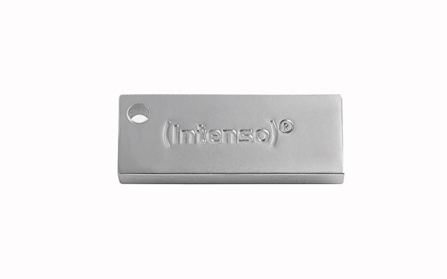 Intenso Premium Line unità flash USB 128 GB USB tipo A 3.2 Gen 1 (3.1 Gen 1) Acciaio inox Intenso Premium Line Chiavetta Usb da 128Gb Usb 3.0 Argento