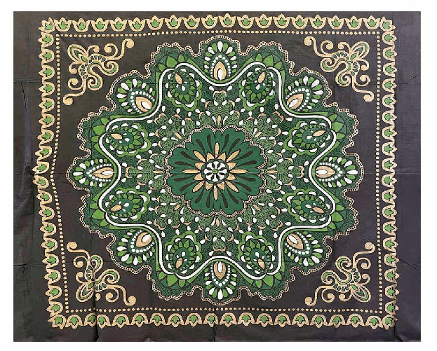 Telo arredo copritutto copridivano copriletto in cotone misura grande 210x230 con stampe e senza frange ai lati Fantasia 9