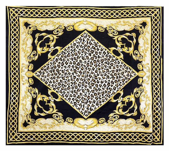 Telo arredo copritutto copridivano copriletto in cotone misura grande 210x230 con stampe e senza frange ai lati Fantasia 14