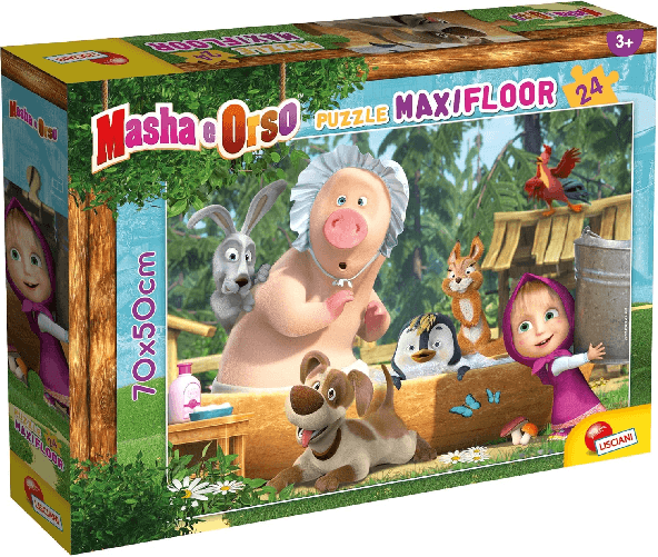 MASHA PUZZLE MAXIFLOOR 24 UNA BUONA GIORNATA!