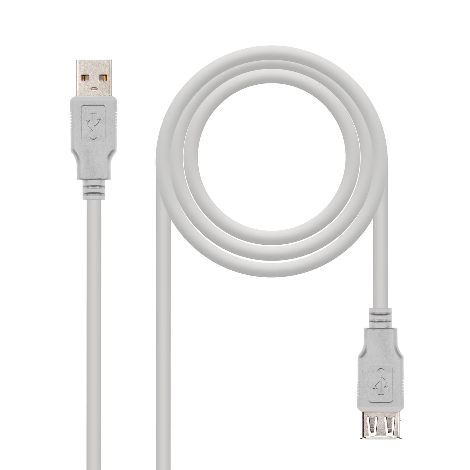Nanocable 10.01.0204 cavo USB 3 m USB 2.0 USB A Beige