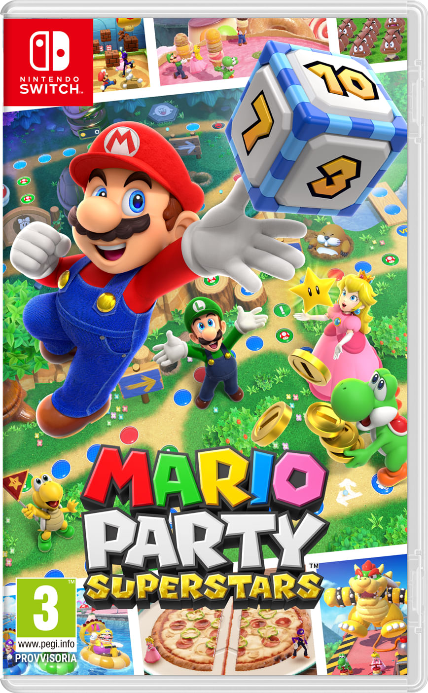 Nintendo Mario Party Superstars Standard Cinese semplificato, Cinese tradizionale, Tedesca, DUT, Inglese, ESP, Francese, ITA, Giapponese, Coreano, Rus