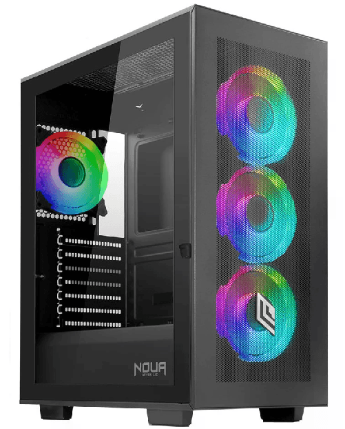 Case PC Gaming Noua Utopia F501 Nero con Ventole ARGB