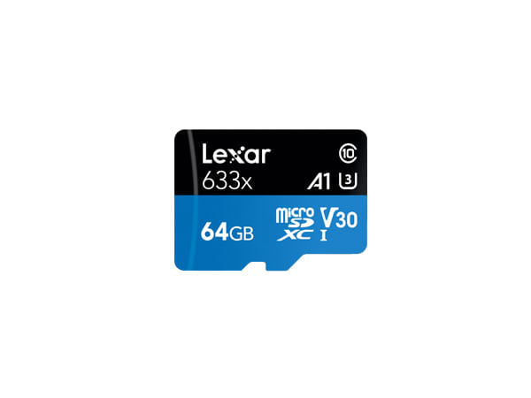 Lexar Scheda microSDXC 64Gb 633x ad Alte Prestazioni Lexar 633x 64 GB MicroSDXC UHS-I Classe 10