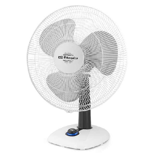 Orbegozo Ventilatore da tavolo Orbegozo TF 0123 - Potente flusso d'aria uniforme - Design moderno ed elegante Orbegozo TF 0123 ventilatore Nero, Bianc