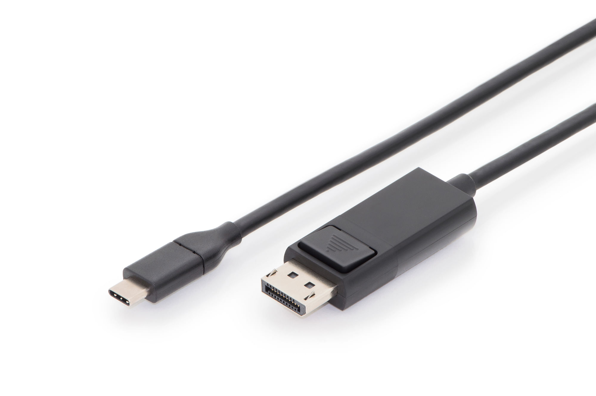 Digitus AK-300333-020-S cavo e adattatore video 1,8 m USB tipo-C DisplayPort Nero