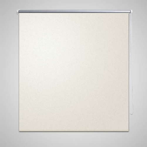 Tenda a Rullo Oscurante 40 x 100 cm Bianco Avorio