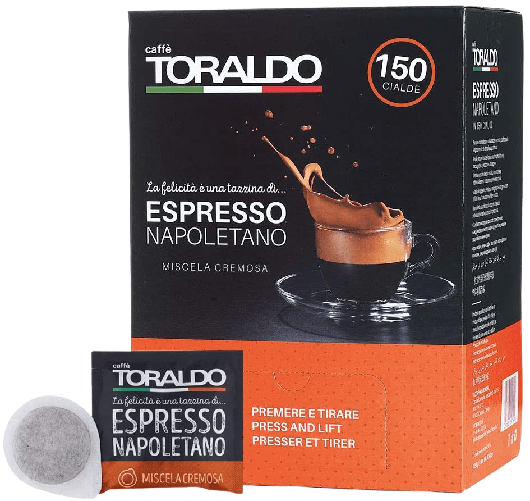 CAFFÈ TORALDO - MISCELA CREMOSA - Box 150 CIALDE ESE44 da 7.2g