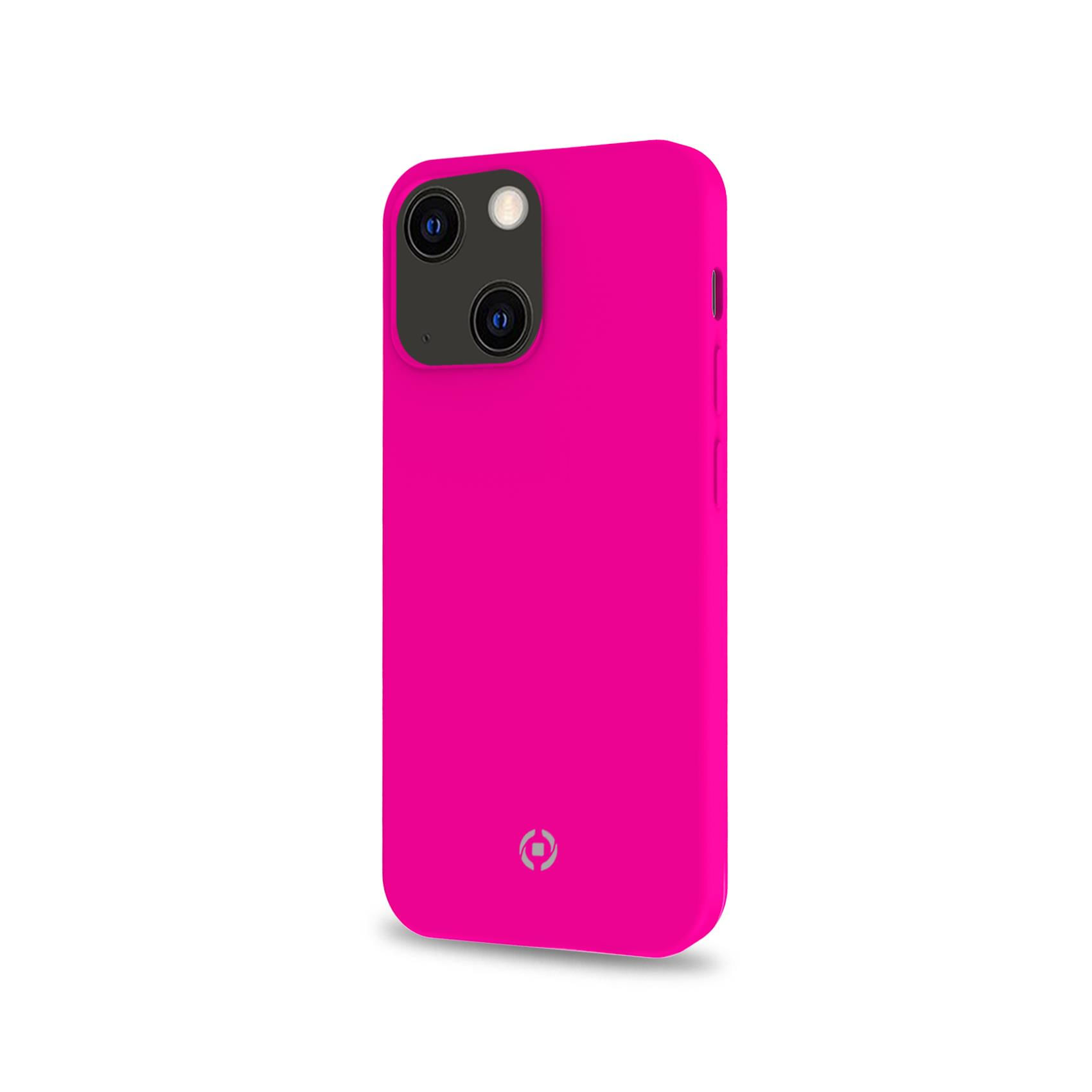 Celly Cromo custodia per cellulare 15,5 cm (6.1") Cover Rosa Celly Cromo Fluo Cover per iPhone 13 Rosa