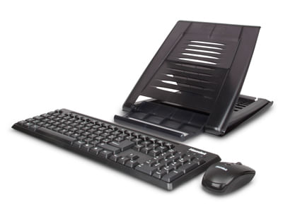 Hamlet Tiramisù Notebook Stand. Supporto universale per Notebook con Tastiera e Mouse Senza Fili