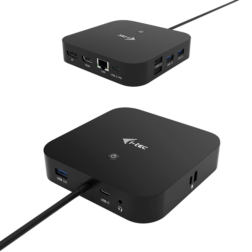 I-Tec DOCKING STATION I-TEC C31HDMIDPDOCKPD USB-C HDMI Power Delivery 100W i-tec USB-C HDMI DP Docking Station with Power Delivery 100 W