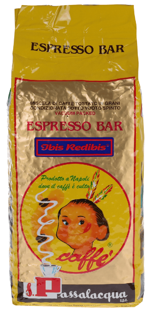 CAFFÈ PASSALACQUA IBIS REDIBIS - ESPRESSO BAR - PACCO 1Kg IN GRANI