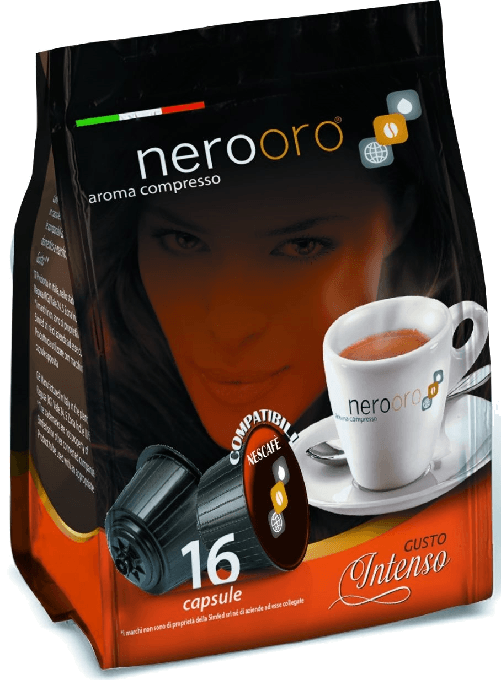 CAFFÈ NEROORO - MISCELA ORO - 16 CAPSULE COMPATIBILI DOLCE GUSTO da 7g