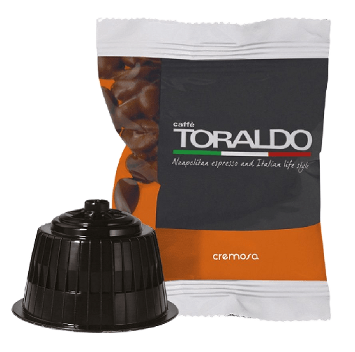 CAFFÈ TORALDO - CREMOSA - Box 100 CAPSULE COMPATIBILI DOLCE GUSTO da 7.5g