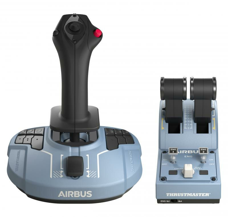 Thrustmaster Airbus Edition Nero, Blu USB Joystick Analogico/Digitale PC