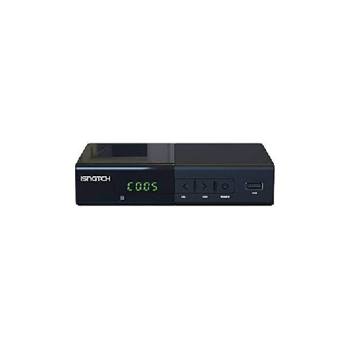 Decoder Digitale Terrestre ISNATCH DVB-T/T2 con Telecomando Universale