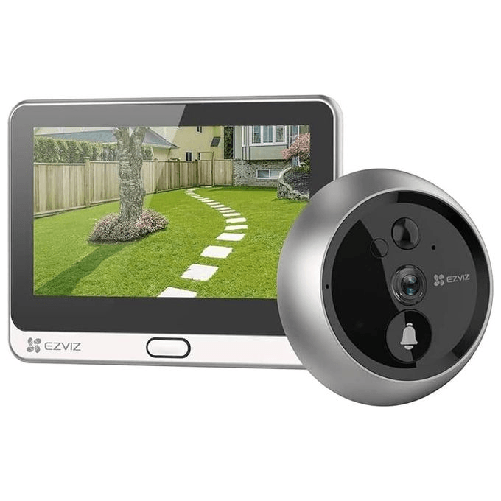 Campanello Wi-Fi 2K con Spioncino Digitale 4,3" - Ezviz DP2