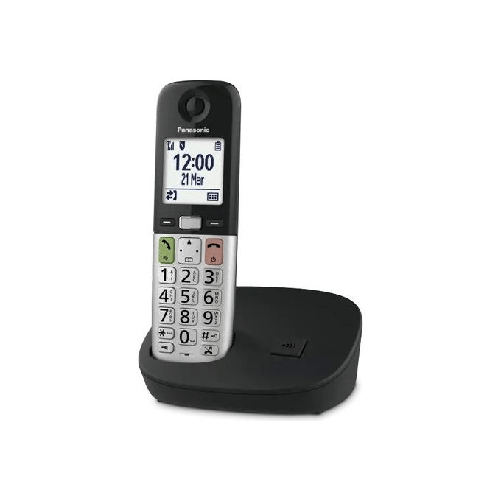 Panasonic Telefono Cordless Nero-Argento