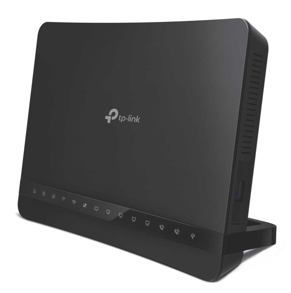Tp-Link Archer VR1210v Router Wireless Dual-band 2.4GHz-5GHz Gigabit Ethernet 3G 4G Nero TP-Link Archer VR1210v router wireless Gigabit Ethernet Dual-
