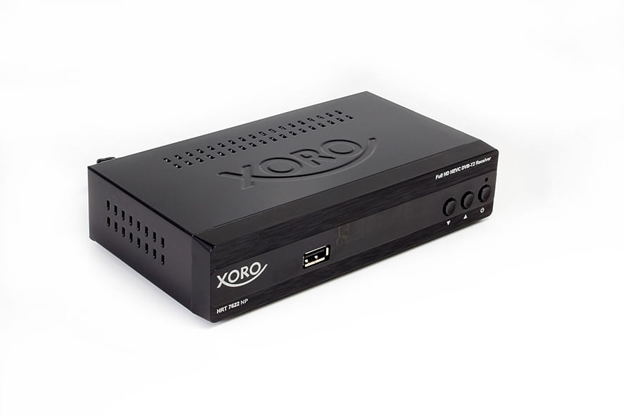 Xoro HRT 7622 NP Ricevitore Hd per la Ricezione di Canali non Criptati della Televisione Digitale Terrestre Xoro HRT 7622NP set-top box TV Ethernet (R