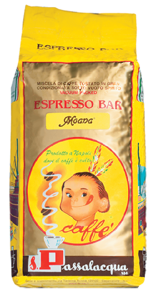 CAFFÈ PASSALACQUA MOANA - ESPRESSO BAR - PACCO 1Kg IN GRANI