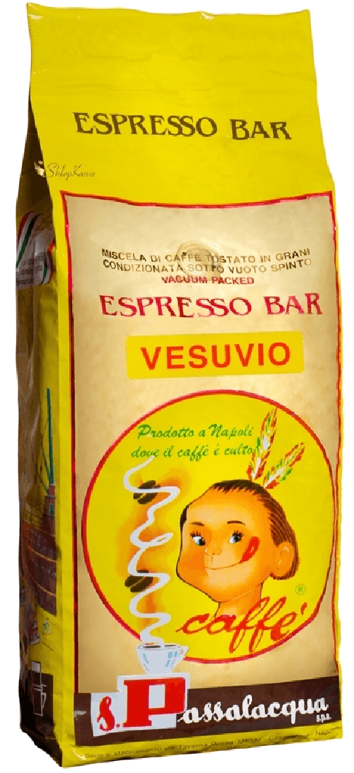 CAFFÈ PASSALACQUA VESUVIO - ESPRESSO BAR - PACCO 1Kg IN GRANI