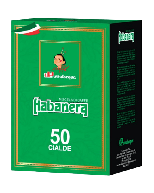 CAFFÈ PASSALACQUA HABANERA - GUSTO CORPOSO - Box 50 CIALDE ESE44 da 7.3g