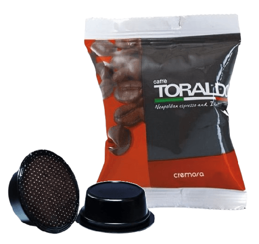 CAFFÈ TORALDO - CREMOSA - Box 100 CAPSULE COMPATIBILI A MODO MIO da 7g