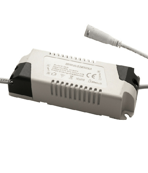 Driver Led Per Luci Emergenza Alimentatore Trasformatore Pannelli Led Ip30 8-24w -