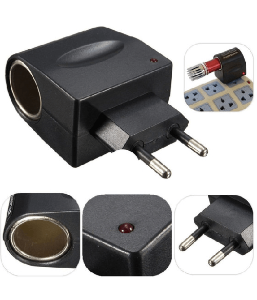 Trade Shop Traesio-adattatore Presa Accendisigari Spina Rete Da 220v A 12 V Ac-dc -