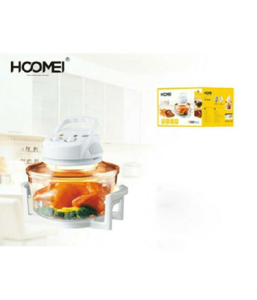 Trade Shop Traesio-forno Ventilato Alogeno Fornetto Doppia Griglia In Acciaio Timer Accessori 1.2lt -