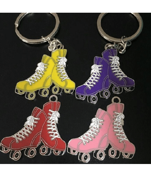 12 Portachiavi Porta Chiave Bomboniera Confetti Compleanno Con Pattini A Rotelle -