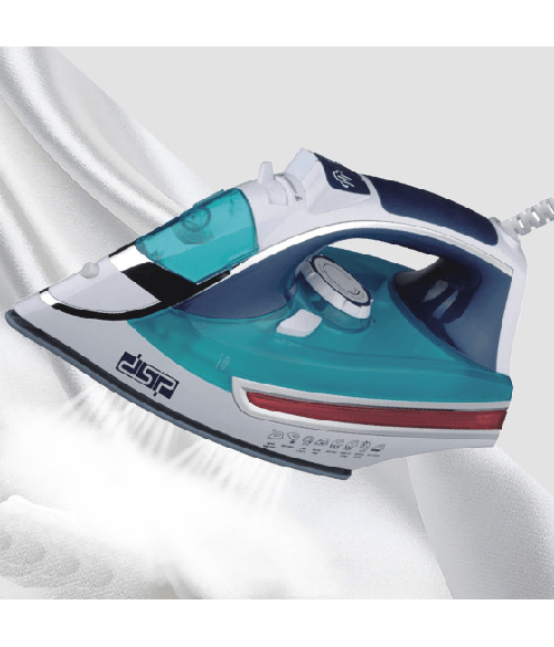 Ferro Da Stiro A Vapore 2000w Con Piastra In Ceramica Steam Iron Anticalcare -
