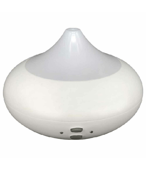 Trade Shop Traesio-diffusore Aromi Usb Luce Led 8 Colori Aromaterapia Olio Profumato Bianco 140ml -