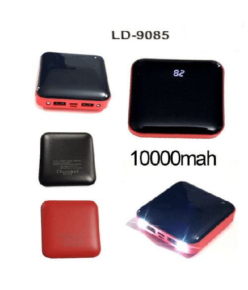 Trade Shop Traesio-batteria Esterna Powerbank 10000mah Caricatore Smartphone Type C 2 Usb Ld-9085 -