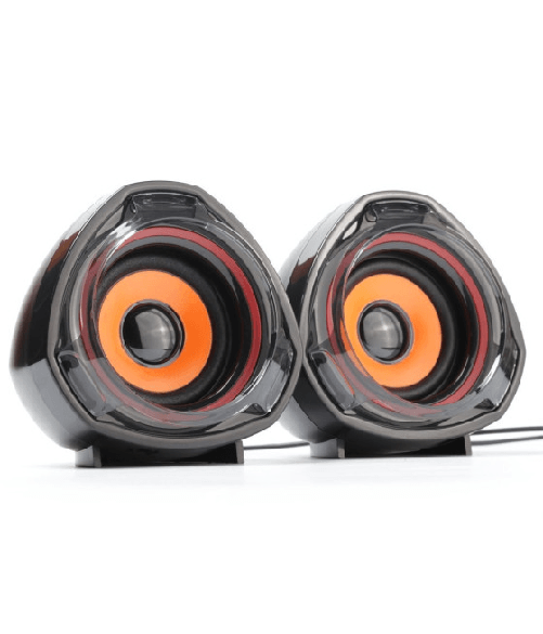 Trade Shop Traesio-casse Pc Speakers Altoparlanti Per Notebook Laptop 5w Usb 2.0 Volume Regolabile -