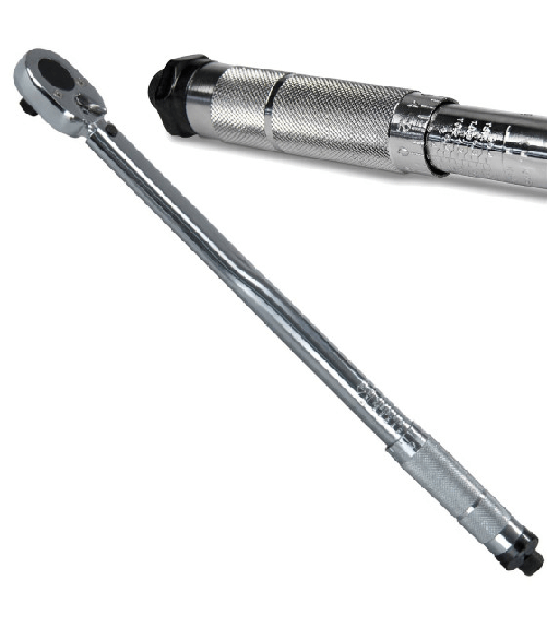 Chiave Dinamometrica Cricchetto Reversibile 1/2" 10 - 210 Nm Cromo Vanadio -