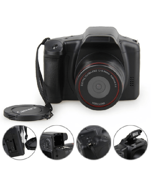 Trade Shop Traesio-fotocamera Reflex Digitale Con Obiettivo Grandangolre Lente Ir Display 12 Mpx -