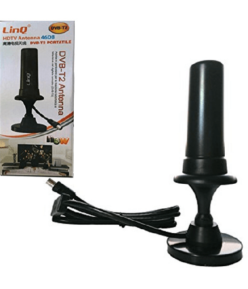 Trade Shop Traesio-antenna Dvb-t2 Tv 46 Dbi Portatile Per Auto Camper Suv Con Calamita Per Esterno -