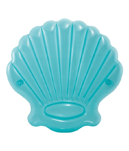 Trade Shop Traesio-conchiglia Gonfiabile Gigante Isola Materassino Mare Piscina 191 X 191 X 25 Cm -
